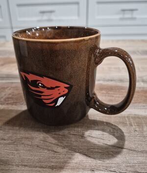 15oz Artisan Black Rim Mug-Oregon State University/The Memory Company